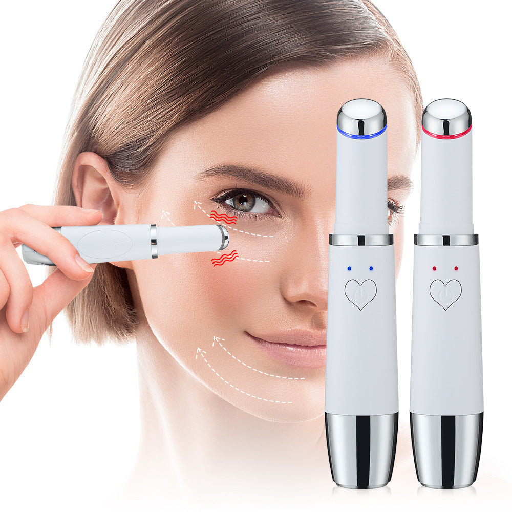 Dispositivo de Belleza para Ojos – Calor, Vibración y Luz Roja y Azul