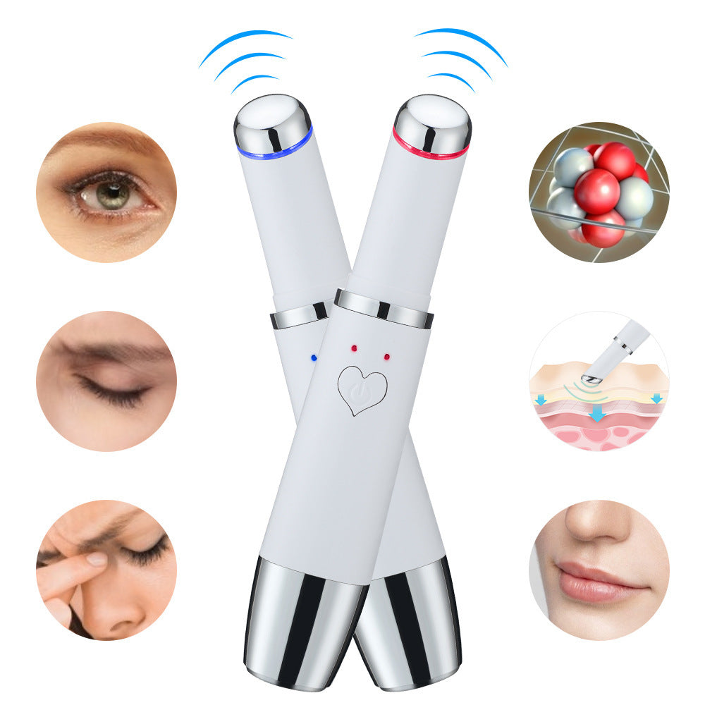 Dispositivo de Belleza para Ojos – Calor, Vibración y Luz Roja y Azul