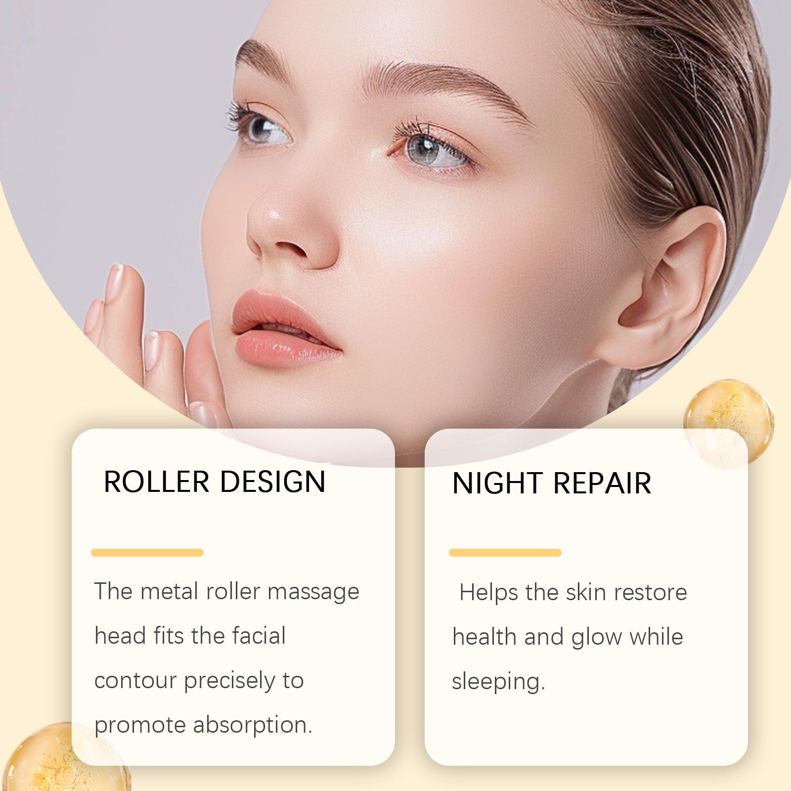 Sérum Nocturno Roll-On OUHOE – Hidratación y Nutrición Facial