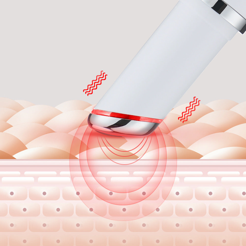 Dispositivo de Belleza para Ojos – Calor, Vibración y Luz Roja y Azul