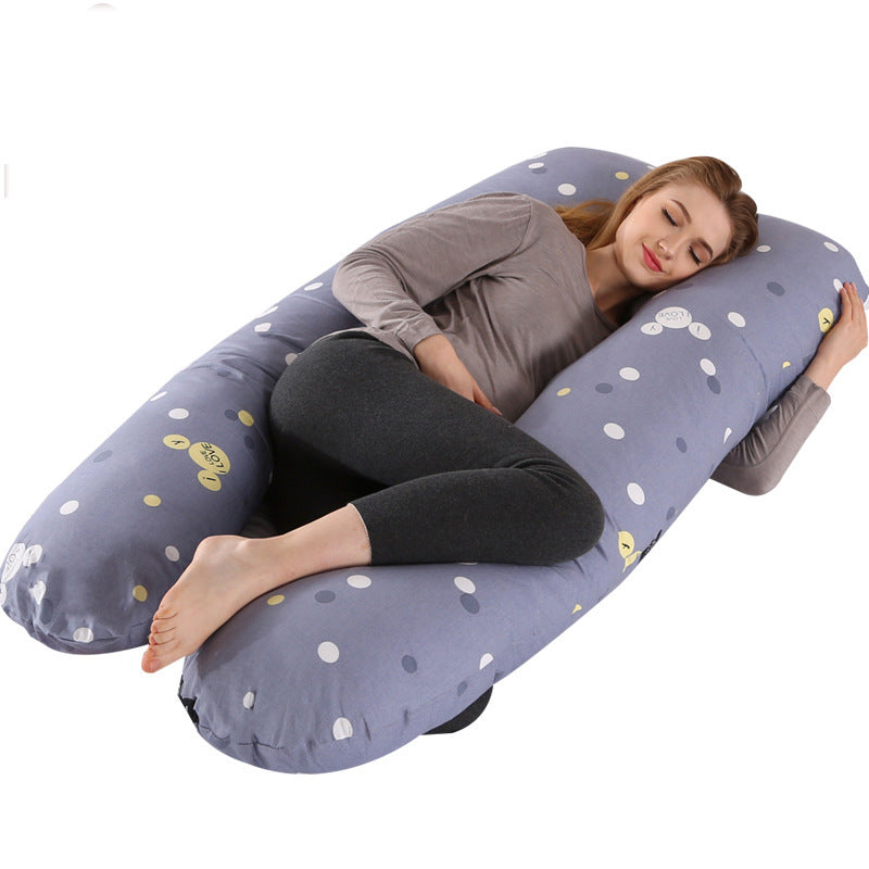 Almohada de Embarazo en U – Soporte Total para Dormir de Lado
